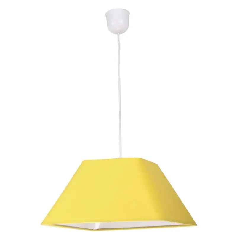 Závěsný lustr na lanku ROBIN - 1xW27, 60W, žlutý Nakupujte Hned