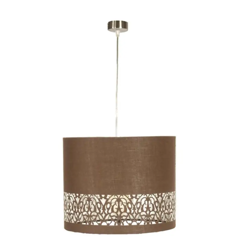 Závěsný moderní lustr ARABESCA - 1xE27, 60W, hnědý Top Prodej