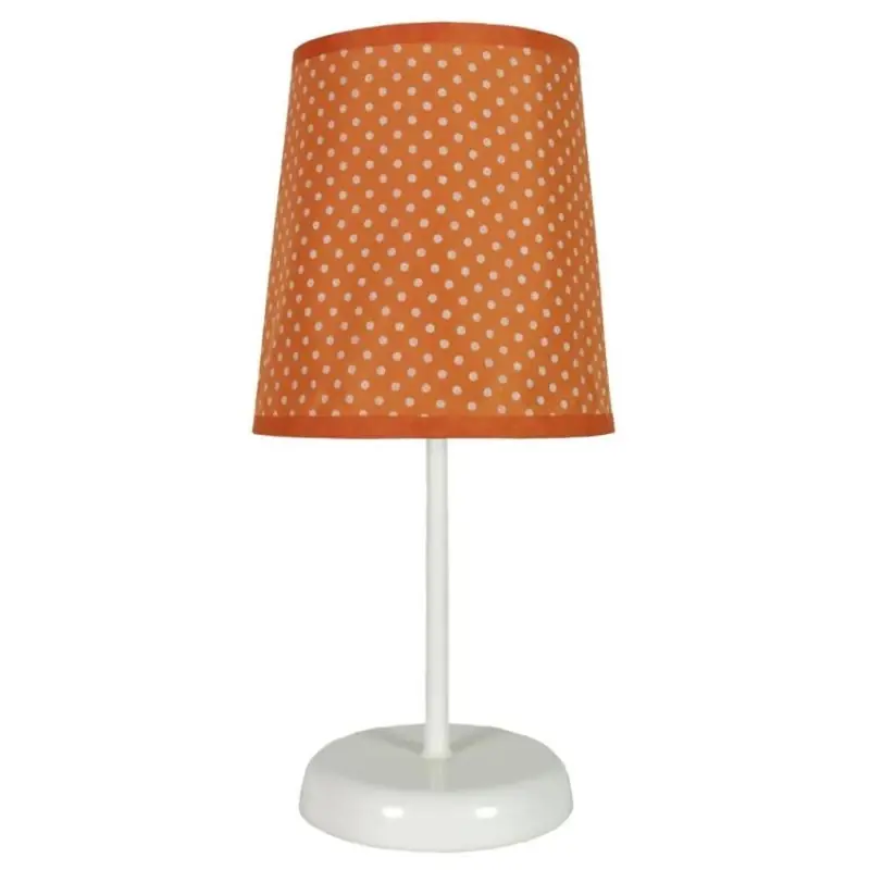 Aktuální Dětská stolní lampička s puntíky GALA - 1xE14, 40W, oranžová