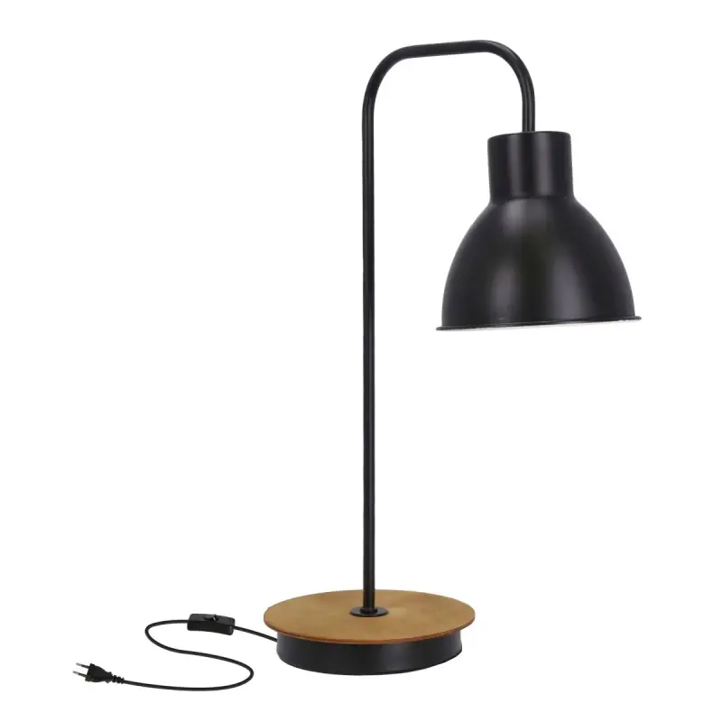 Autentický Stolní lampa ve skandinávském stylu VARIO - 1xE27, 60W, černá