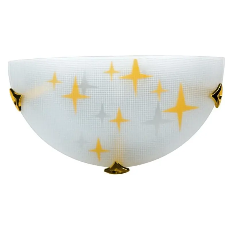 Zlevněný Nástěnné osvětlení STARS - 1xE27, 60W, jantarové / bílé