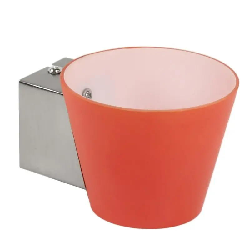Autentický Nástěnné moderní svítidlo SIMONET - 1xG9, 40W, stříbrné / oranžové
